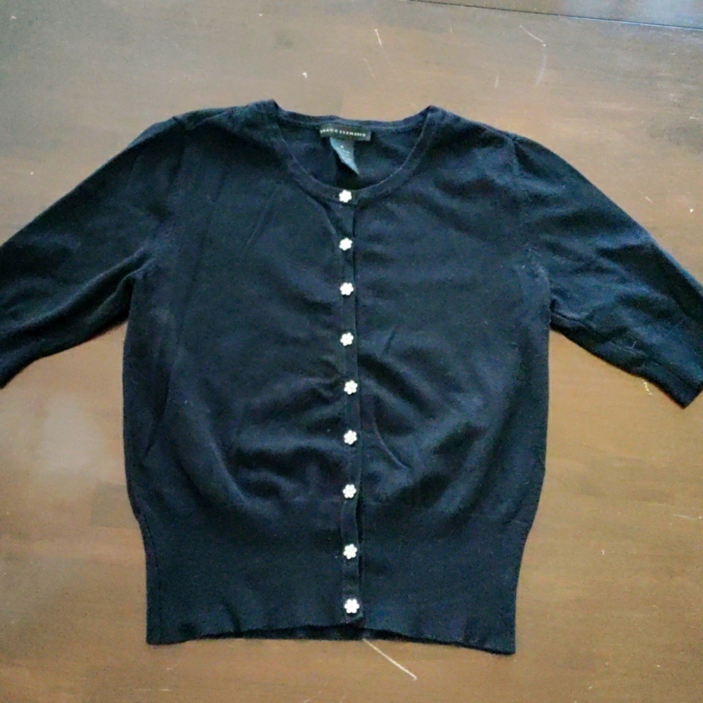 Black cardigan